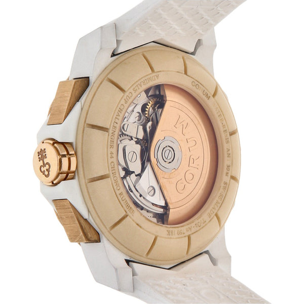 Reloj Corum Unisex modelo Admiral´s Cup Challenger 44 Chrono Rubber vistas en oro amarillo 18 kilates.