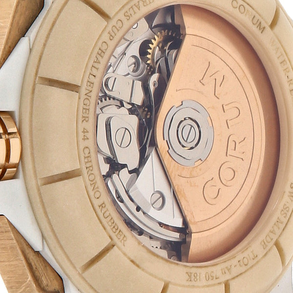 Reloj Corum Unisex modelo Admiral´s Cup Challenger 44 Chrono Rubber vistas en oro amarillo 18 kilates.