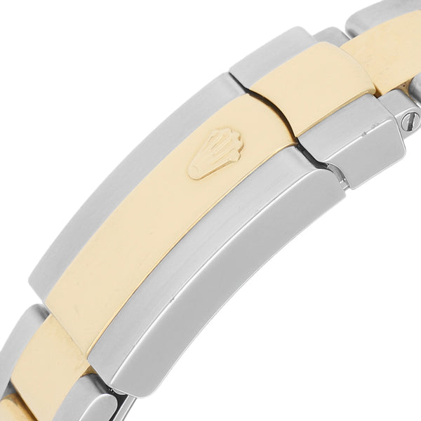Reloj Rolex para caballero modelo Oyster Perpetual DateJust vistas en oro amarillo 18 kilates.