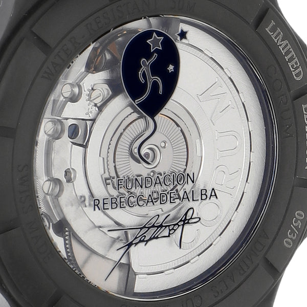 Reloj Corum para dama modelo Legend edición Fundación Rebbeca de Alba.