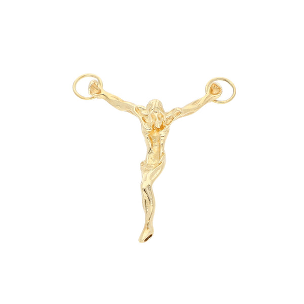 Cristo diseño especial en oro amarillo 14 kilates.