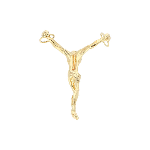 Cristo diseño especial en oro amarillo 14 kilates.