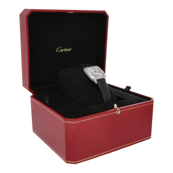 Reloj Cartier para dama modelo Santos Dumont.