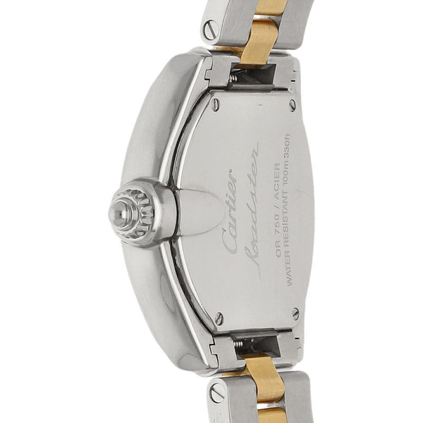 Reloj Cartier para dama modelo Roadster vistas oro amarillo 18 kilates.