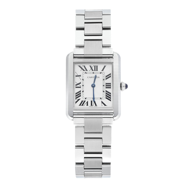 Reloj Cartier para dama modelo Tank Solo.