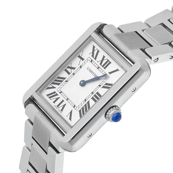 Reloj Cartier para dama modelo Tank Solo.