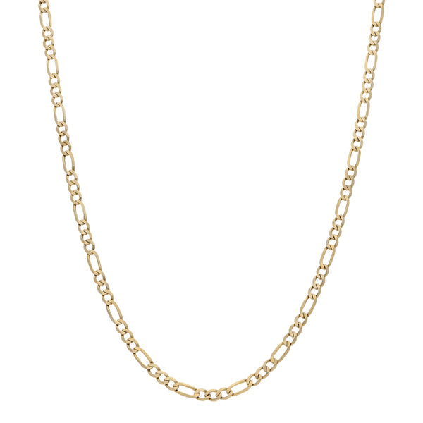 Collar de tres eslabones por uno en oro dos tonos 14 kilates.