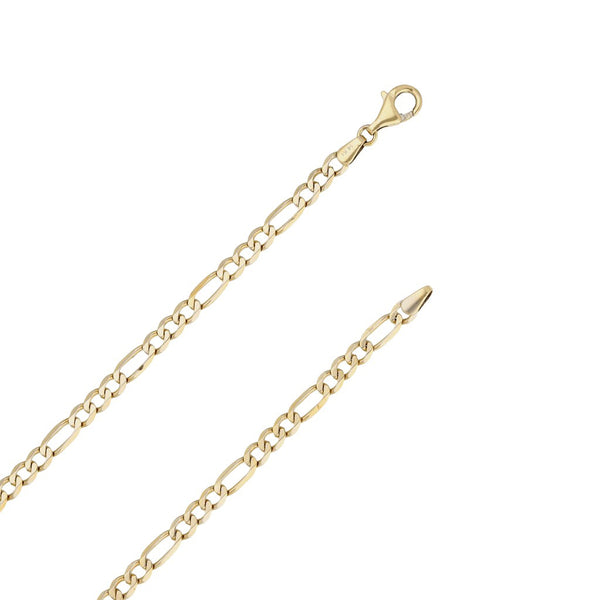 Collar de tres eslabones por uno en oro dos tonos 14 kilates.
