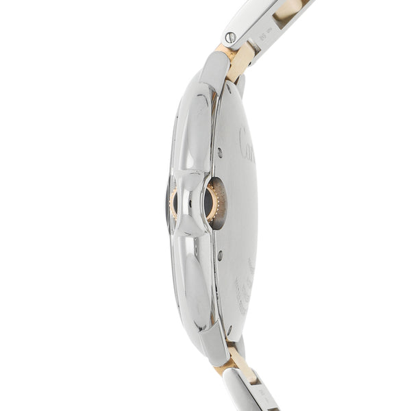 Reloj Cartier para caballero modelo Ballon Bleu Vistas en oro rosa 18 kilates.