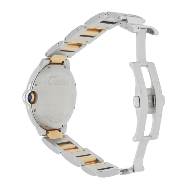Reloj Cartier para caballero modelo Ballon Bleu Vistas en oro rosa 18 kilates.