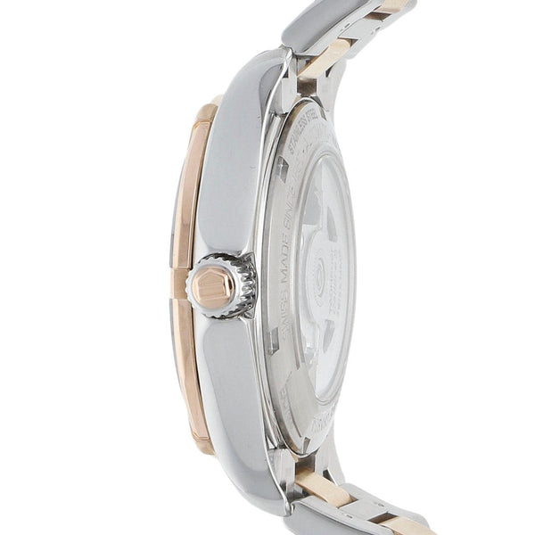 Reloj Tag Heuer para dama modelo Aquaracer vistas oro rosa 18 kilates.