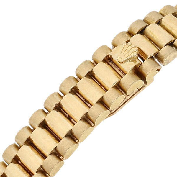 Reloj Rolex para dama modelo Oyster Perpetual DateJust en oro dos tonos 18 kilates.