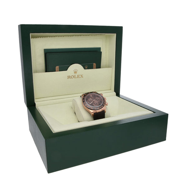 Reloj Rolex Unisex modelo Oyster Perpetual Cosmograph Daytona caja y broche en oro rosa 18 kilates.