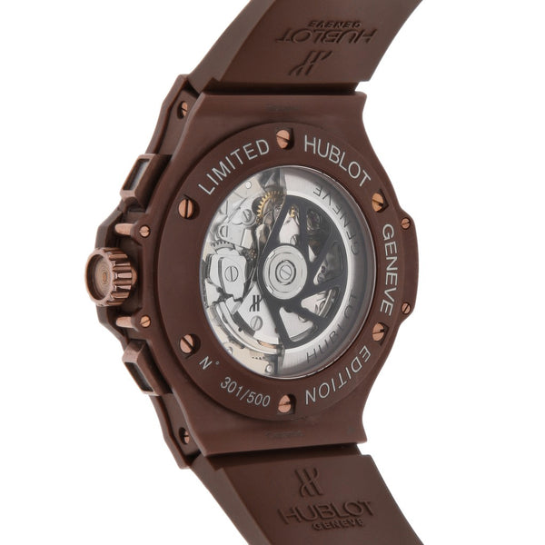 Reloj Hublot para caballero modelo Big Bang Chocolate.