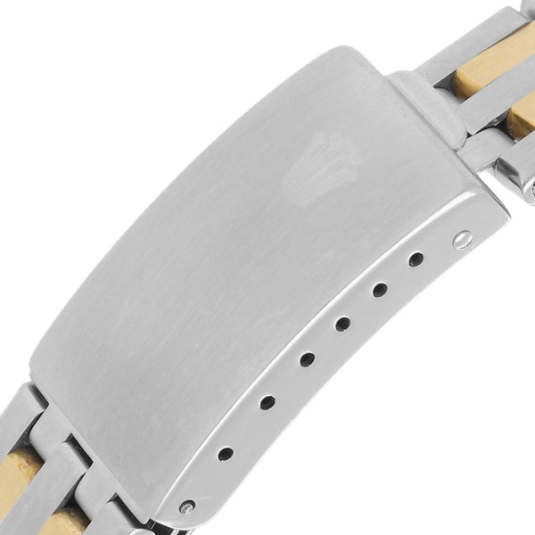 Reloj Rolex para caballero modelo Oyster Quartz DateJust vistas oro amarillo 18 kilates.