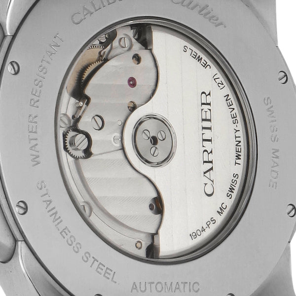 Reloj Cartier para caballero modelo Calibre de Cartier con vistas en oro rosa 18 kilates.