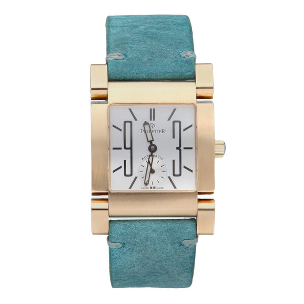 Reloj Pelletier para caballero edición limitada caja y broche en oro rosa 18 kilates.