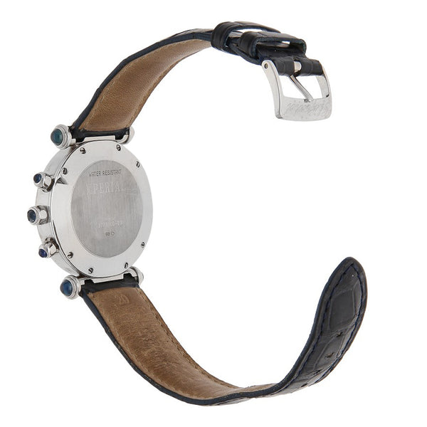 Reloj Chopard para dama modelo Imperiale caja y broche en oro blanco 18 kilates.