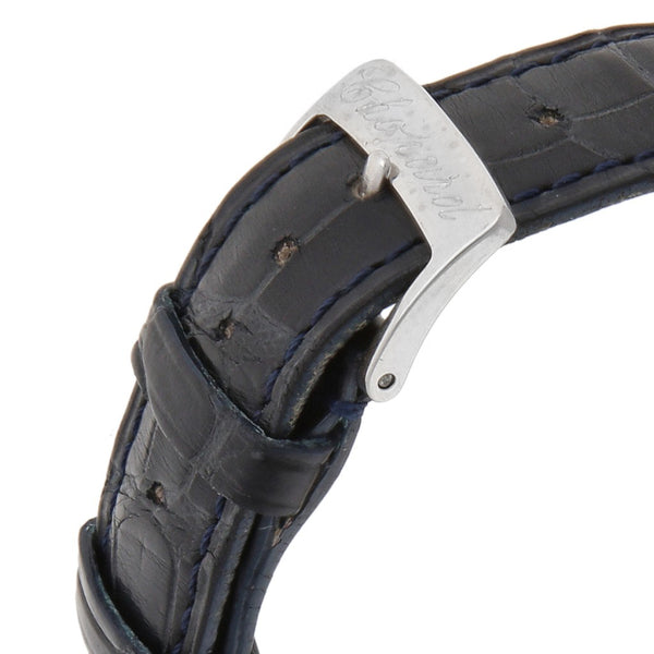 Reloj Chopard para dama modelo Imperiale caja y broche en oro blanco 18 kilates.