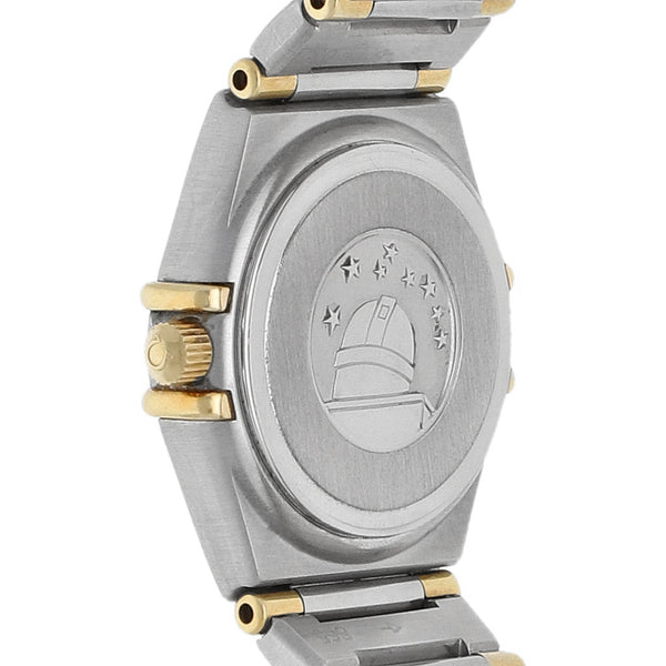 Reloj Omega para dama modelo Contellation vistas oro amarillo 18 kilates.