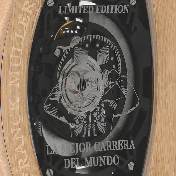 Reloj Franck Muller para caballero modelo Vanguard Edicion México La Mejor Carrera del Mundo caja en oro rosa 18 kilates.