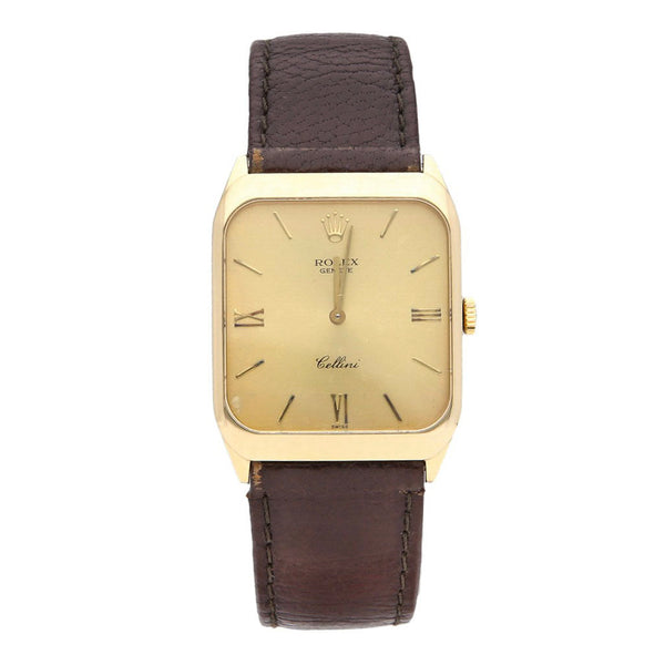 Reloj Rolex para caballero/unisex modelo Cellini caja y broche en oro amarillo 18 kilates.