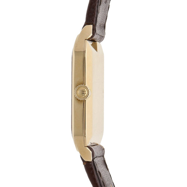 Reloj Rolex para caballero/unisex modelo Cellini caja y broche en oro amarillo 18 kilates.