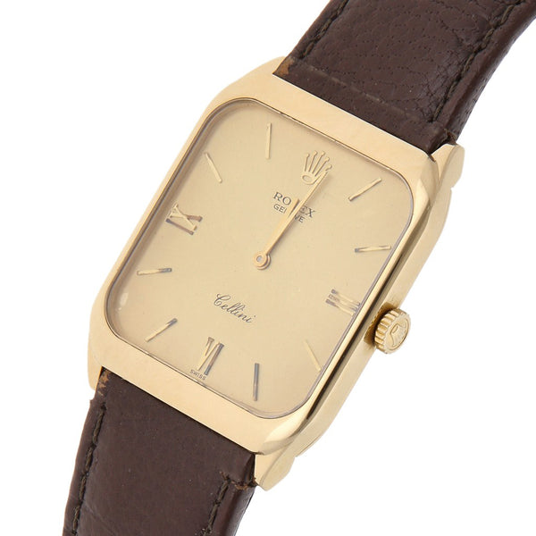 Reloj Rolex para caballero/unisex modelo Cellini caja y broche en oro amarillo 18 kilates.