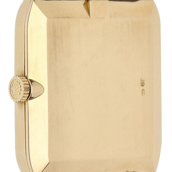 Reloj Rolex para caballero/unisex modelo Cellini caja y broche en oro amarillo 18 kilates.
