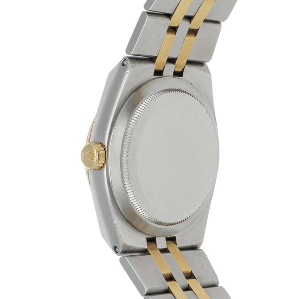 Reloj Rolex para caballero modelo OysterQuartz DateJust vistas en oro amarillo 18 kilates.