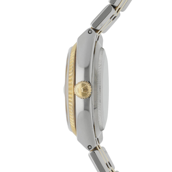 Reloj Rolex para caballero modelo OysterQuartz DateJust vistas en oro amarillo 18 kilates.