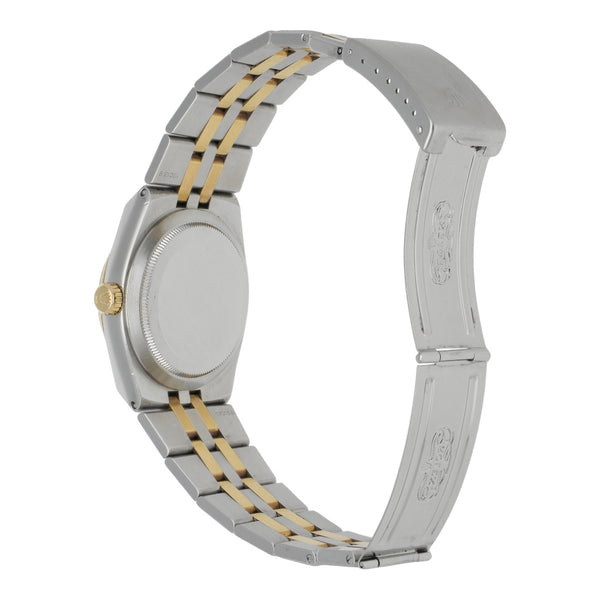 Reloj Rolex para caballero modelo OysterQuartz DateJust vistas en oro amarillo 18 kilates.