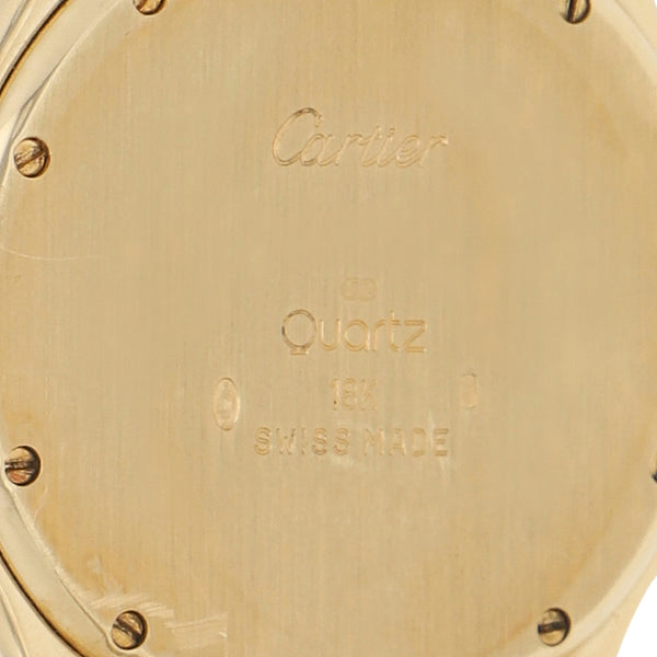 Reloj Cartier para dama modelo Panthere Cougar caja en oro amarillo 18 kilates.