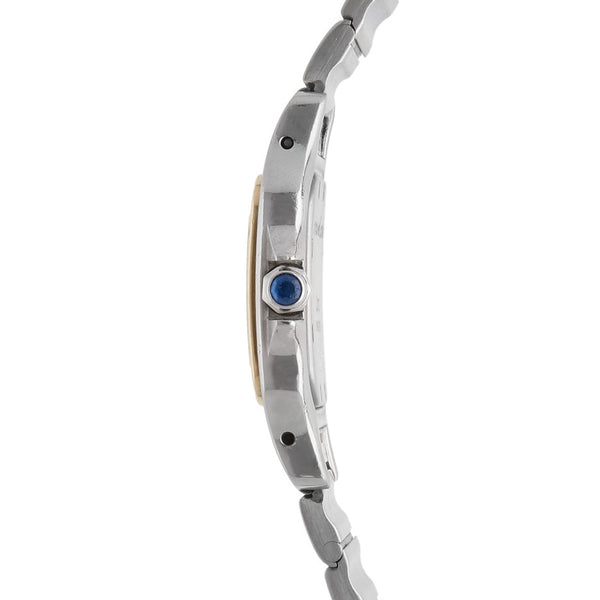 Reloj Cartier para dama modelo Santos con vistas oro amarillo 18 kilates.