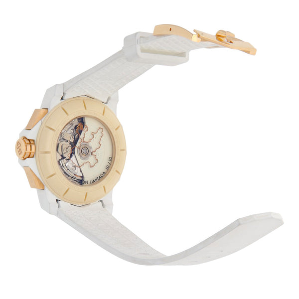 Reloj Corum para caballero modelo Admiral's Cup Challenger 44 Chrono Rubber edición Jalisco vistas en oro rosa 18 kilates.