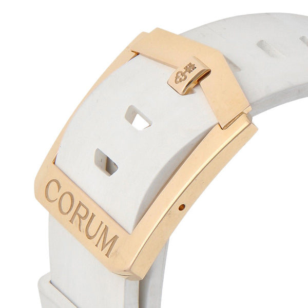 Reloj Corum para caballero modelo Admiral's Cup Challenger 44 Chrono Rubber edición Jalisco vistas en oro rosa 18 kilates.