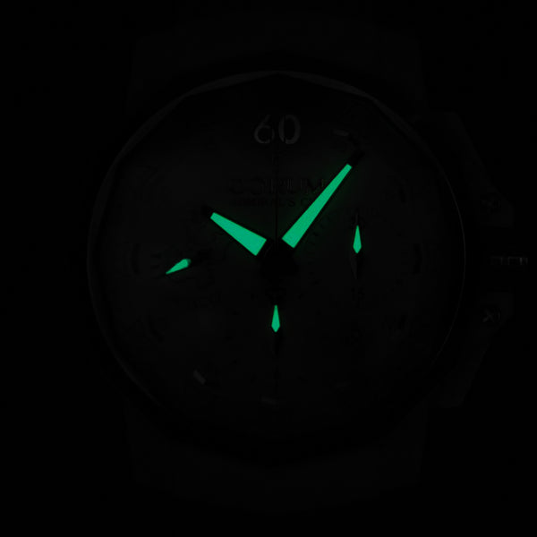 Reloj Corum para caballero modelo Admiral's Cup Challenger 44 Chrono Rubber edición Jalisco vistas en oro rosa 18 kilates.