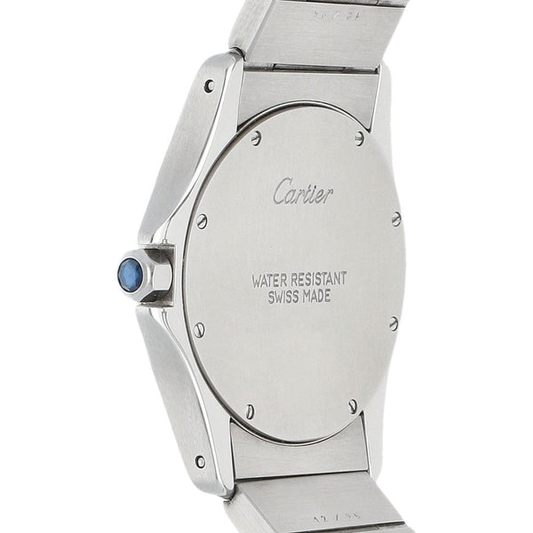 Reloj Cartier para dama modelo Santos Ronde vistas en oro amarillo 18 kilates.