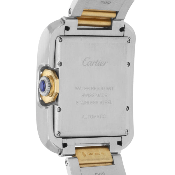 Reloj Cartier para caballero/unisex modelo Tank Anglaise vistas en oro amarillo 18 kilates.