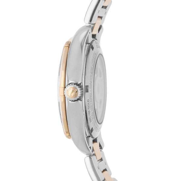 Reloj Tag Heuer para dama modelo Aquaracer vistas en oro rosa 18 kilates