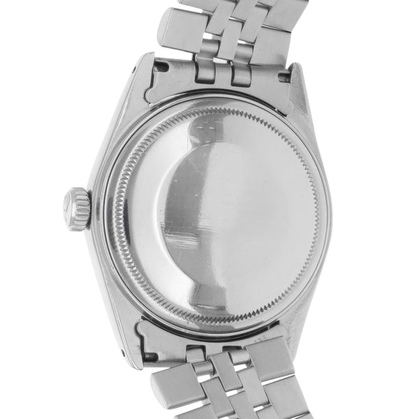 Reloj Rolex para caballero modelo Oyster Perpetual DateJust bisel en oro blanco 18 kilates.