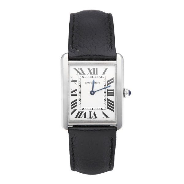 Reloj Cartier para caballero modelo Tank Solo.