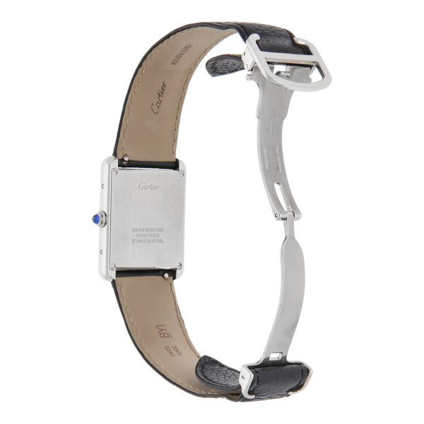 Reloj Cartier para caballero modelo Tank Solo.