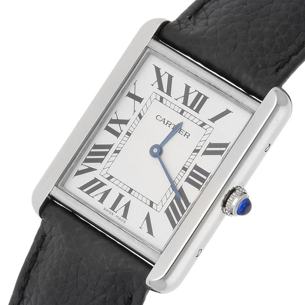 Reloj Cartier para caballero modelo Tank Solo.