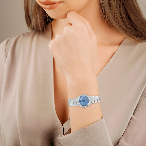 Reloj Omega para dama modelo Constellation.