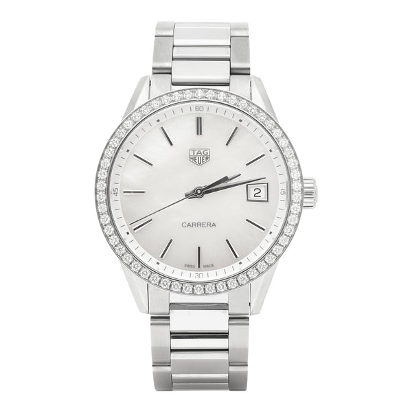 Reloj Tag Huer para dama modelo Carrera.