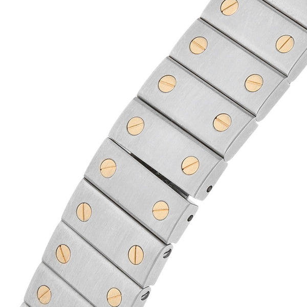 Reloj Cartier para caballero/unisex modelo Santos Galbee vistas en oro amarillo 18 kilates.