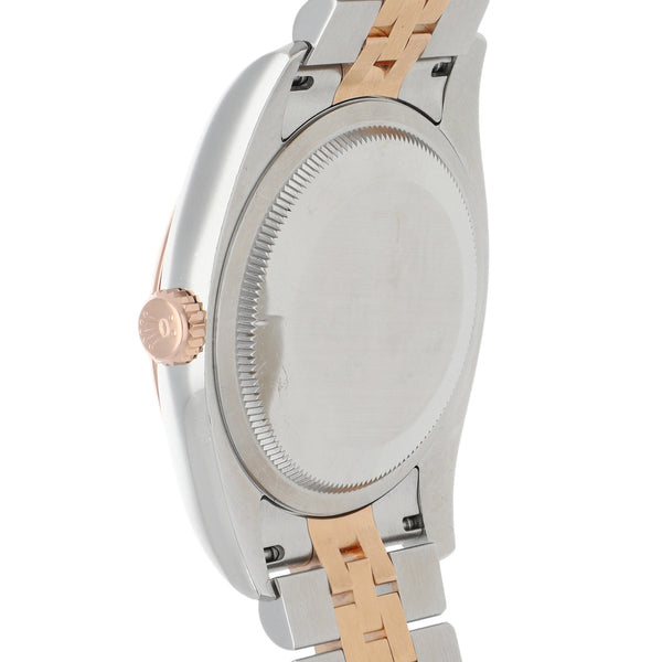 Reloj Rolex unisex modelo Oyster Perpetual DateJust vistas oro rosa 18 kilates.