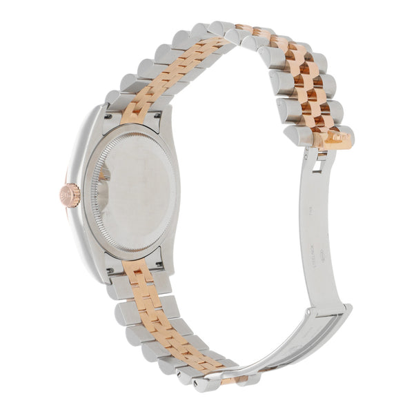 Reloj Rolex unisex modelo Oyster Perpetual DateJust vistas oro rosa 18 kilates.