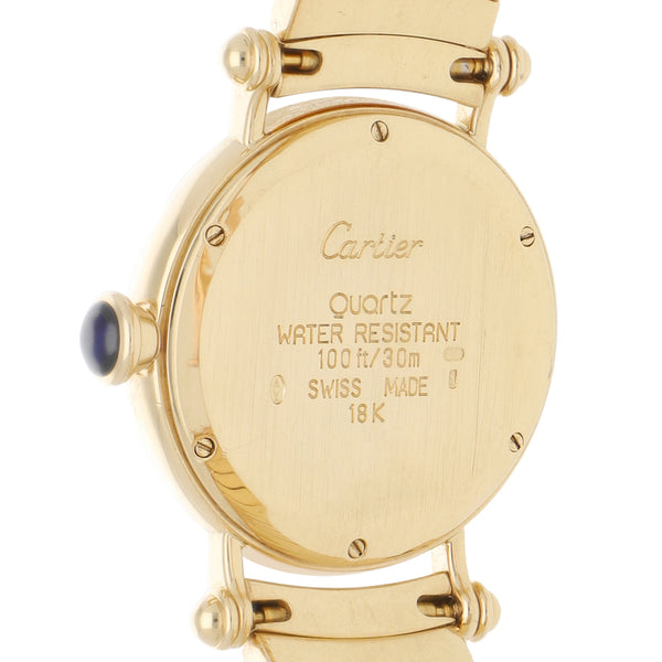 Reloj Cartier para dama/unisex modelo Diabolo en oro dos tonos 18 kilates.